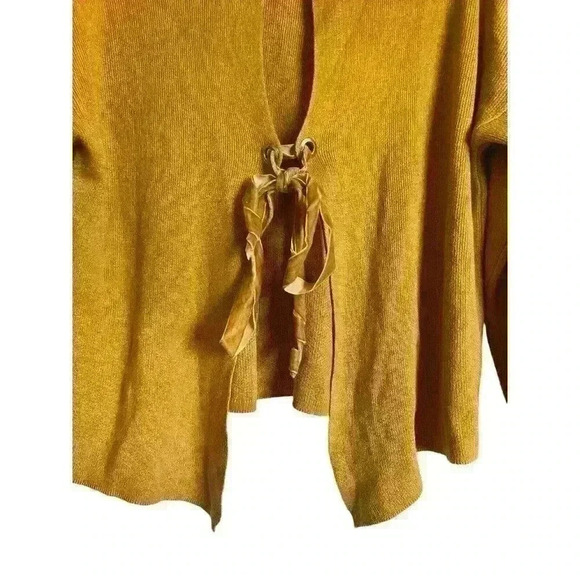 American Eagle One Size Don't Ask Why Sweater Open Back Fall Holiday Party - Picture 11 of 13